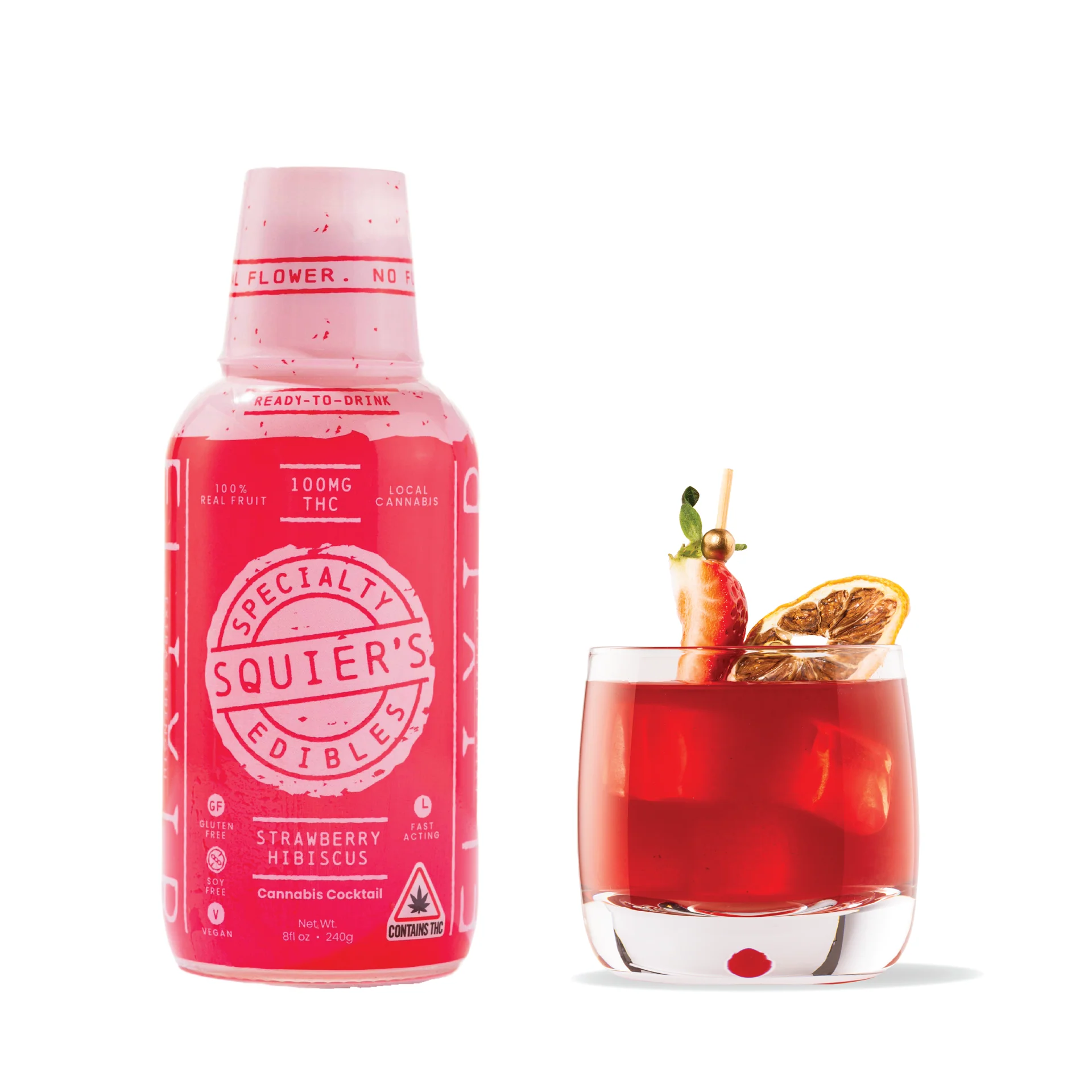 Photograph of product: Squier's | Strawberry Lemonade | 200mg TH-oui