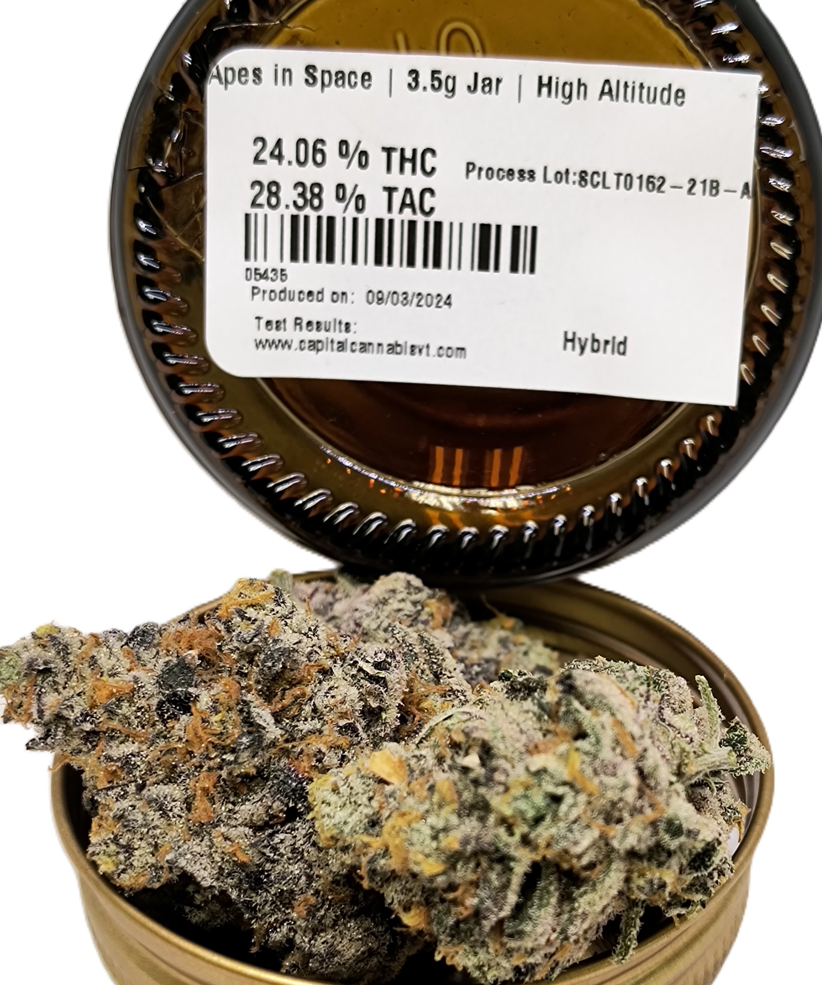 Photograph of product: Apes in Space Jar | High Altitude - 3.5g