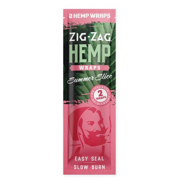 Photograph of product: SUMMER SLICE | ZIG ZAG HEMP WRAPS | 2-PACK