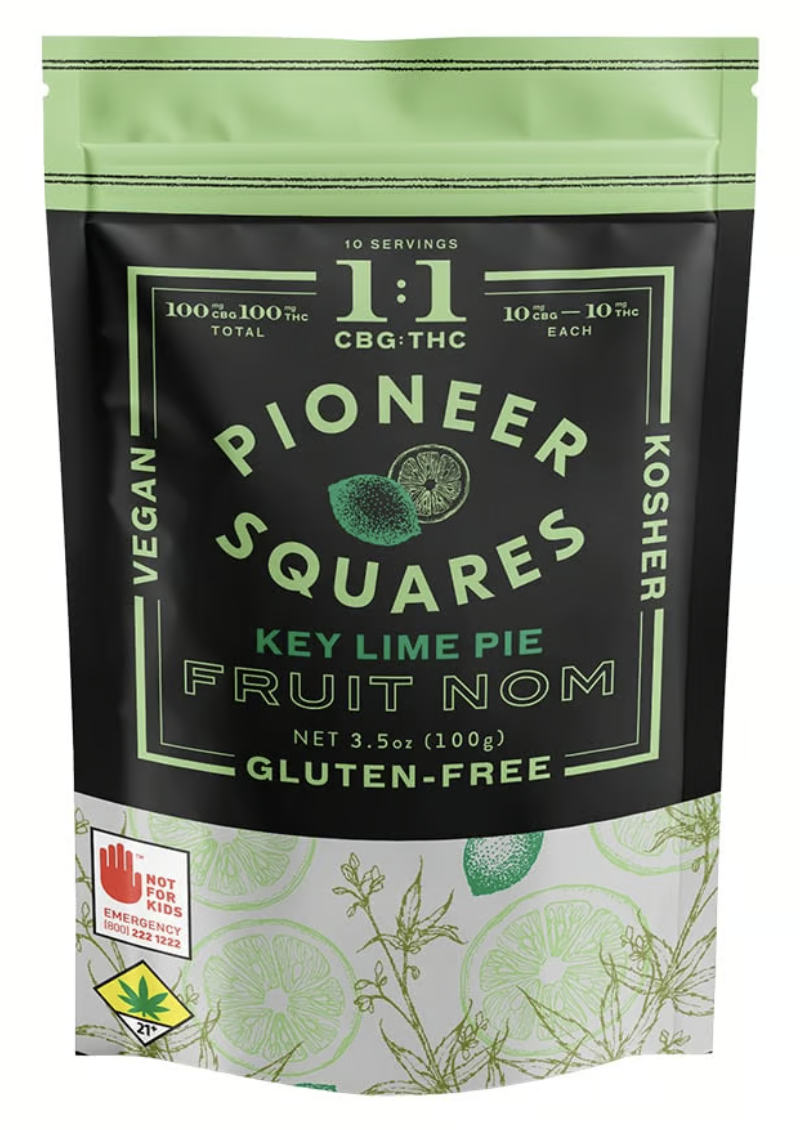 Photograph of product: Key Lime Pie TH-oui:CBG Fruit Noms, 10-Pack