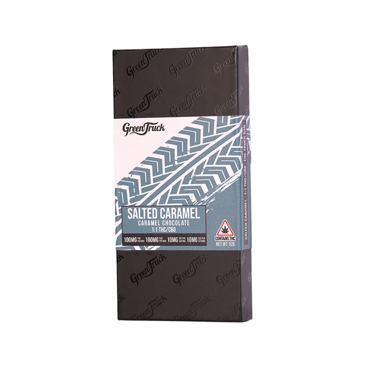 Photograph of product: Green Truck - Salted Carmel 1:1 - 100mg TH-oui 100mg CBD