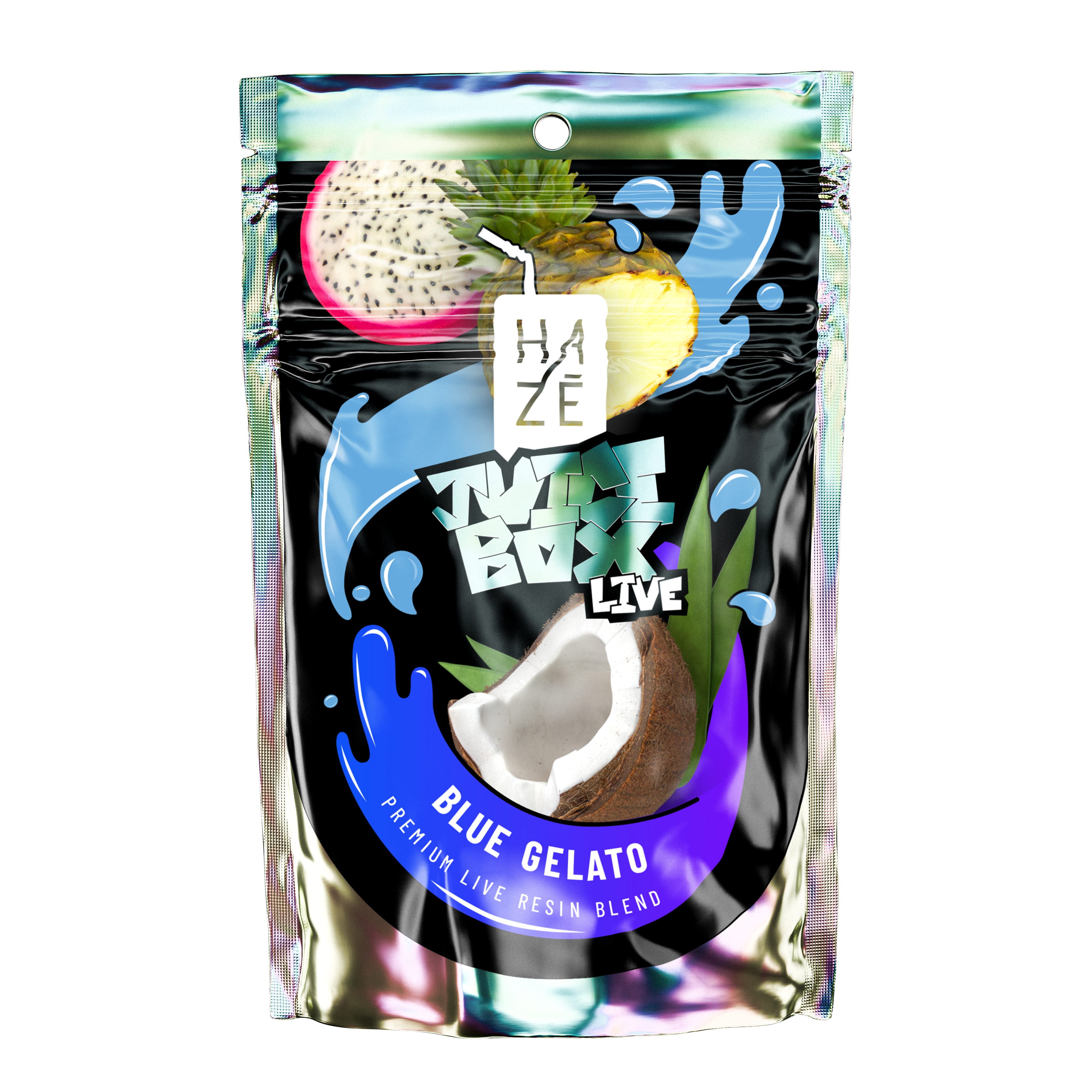 Photograph of product: REC | Juice Box | Blue Gelato | Live Resin Disposable | 2000mg