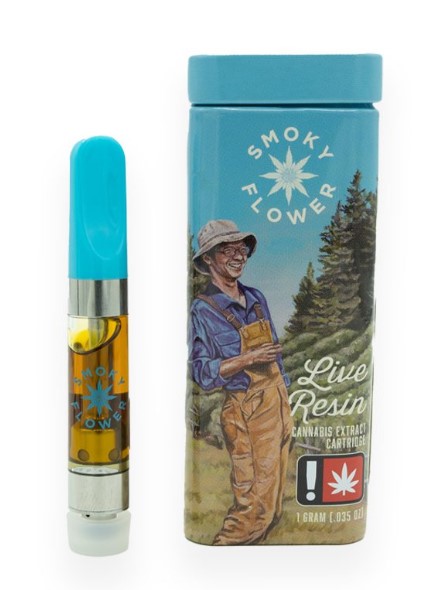 Photograph of product: Cartridge - 1g Dist. Smoky Flower - Ice Cream Cake