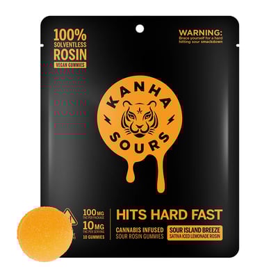 Photograph of product: Sour Island Breeze Hash Rosin Chews