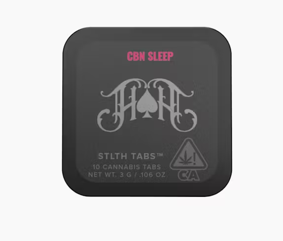 Photograph of product: Heavy Hitters Lights Out 2:1 TH-oui:CBN Tablets 10pk 100mg