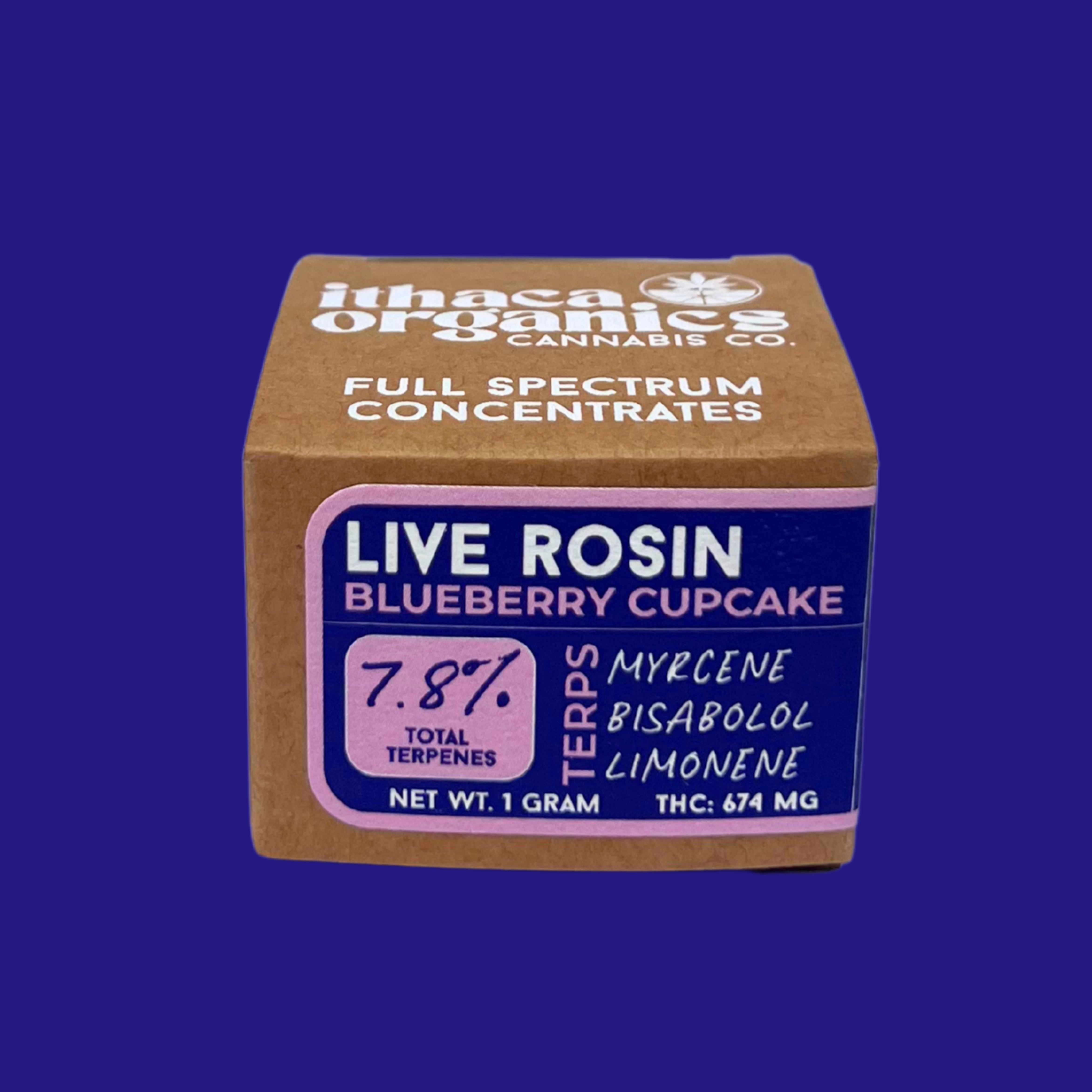 Photograph of product: Ithaca Organics I Blueberry Cupcake I Live Rosin I