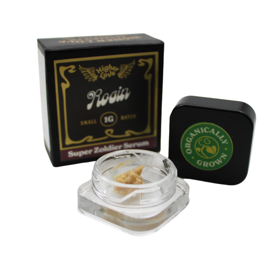 Photograph of product: Higher Love Super Zoldier Serum au chocolat Rosin | 1g