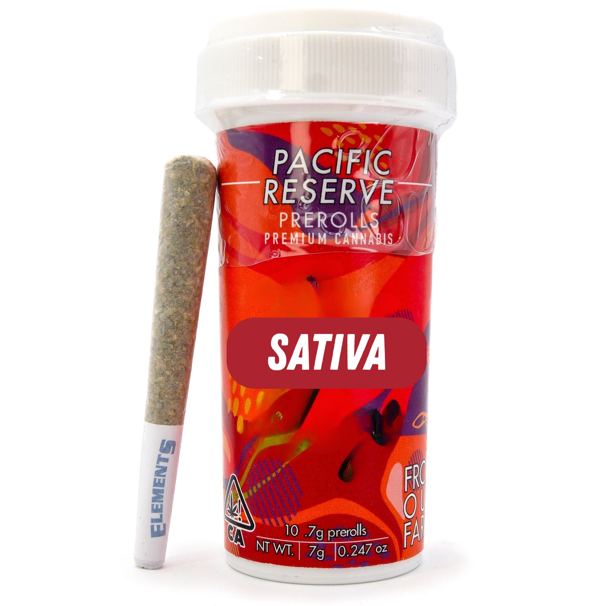 Photograph of product: Candy Citrus 7g 10 Pack Pre-Rolls - Pacific Reserve