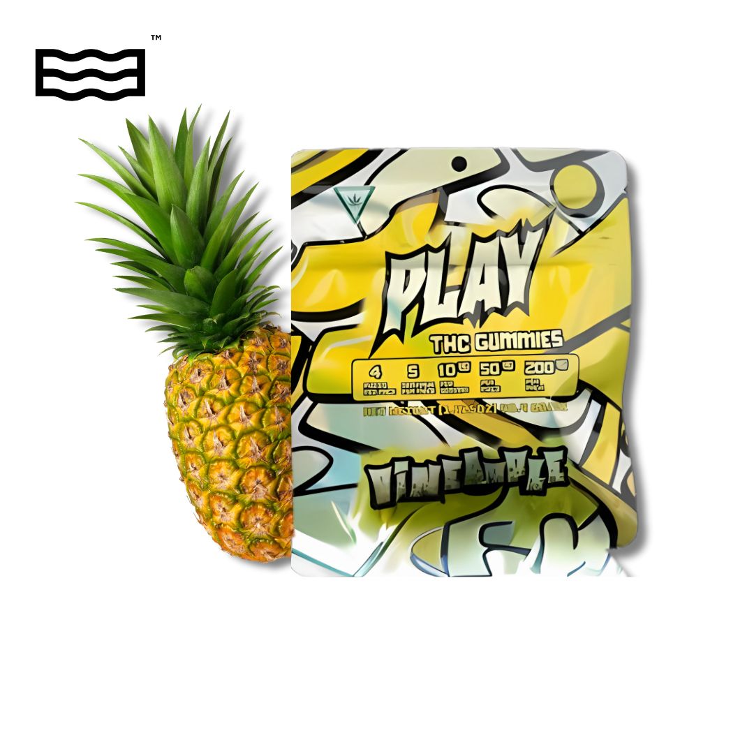 Photograph of product: Play Oui'd | 200mg Gummies | Pineapple