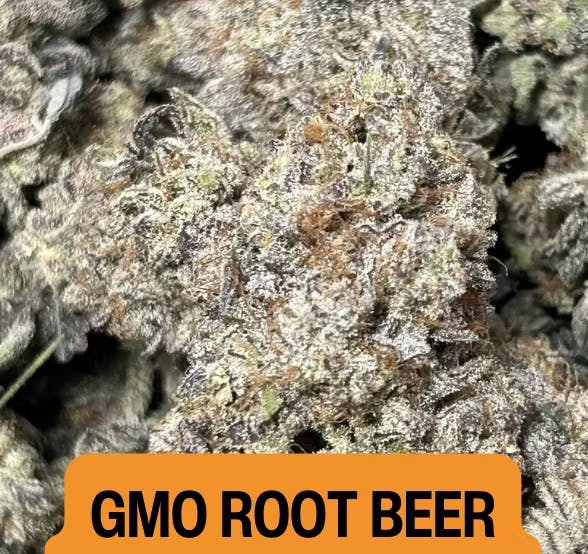 Photograph of product: Flower - GMO Root Beer - Panda Farms - REC - 3.5g