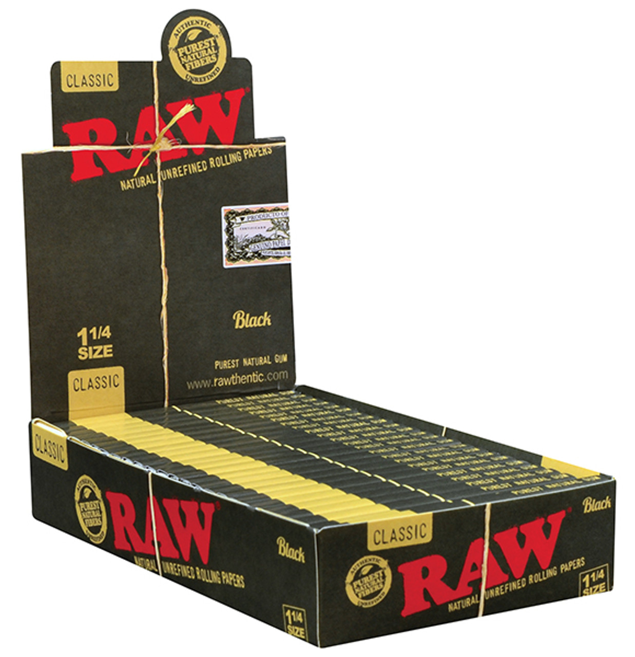 Photograph of product: Black Classic Papers 1 1/4 | 50ct