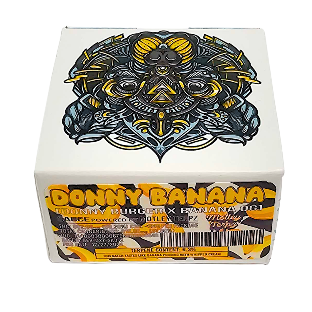 Photograph of product: DONNY BANANA LIVE RESIN SAUCE