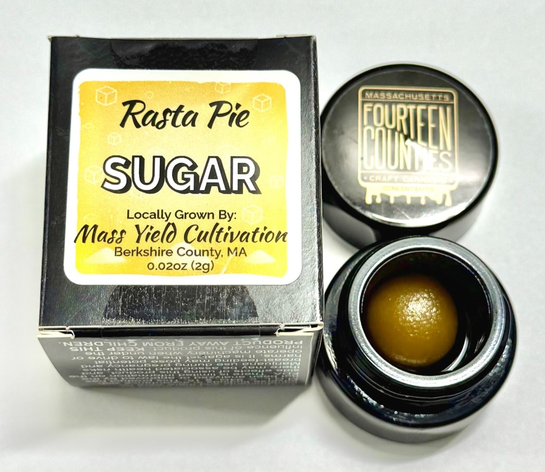 Photograph of product: Rasta Pie - Sugar - 83.62% TAC