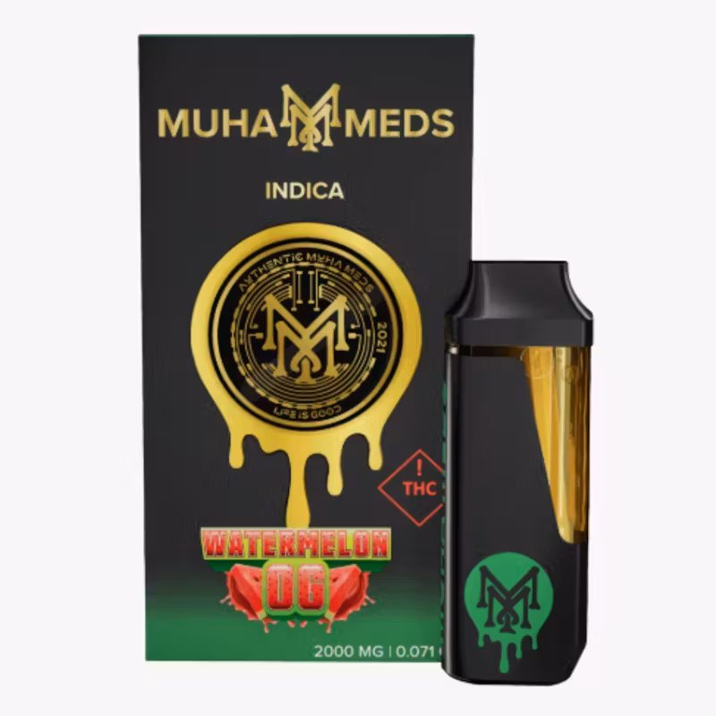 Photograph of product: Muha Meds - Disposable Vape - (2g) - Oui'd - **WATERMELON OG** (3/$50)