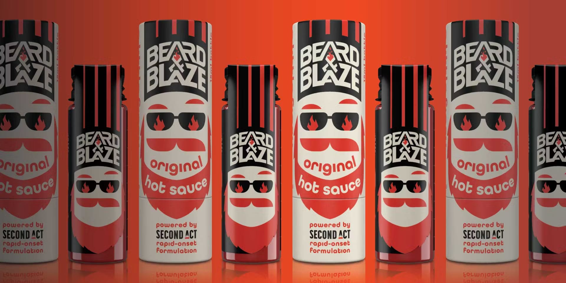 Photograph of product: Beard & Blaze Hot Sauce (20mg TH-oui)