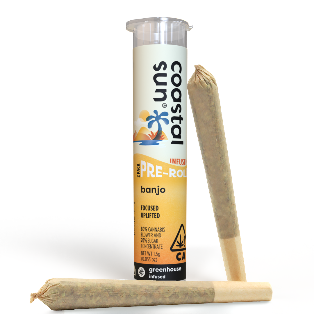 Photograph of product: Banjo Infused Pre-Roll 2pk 1.5g