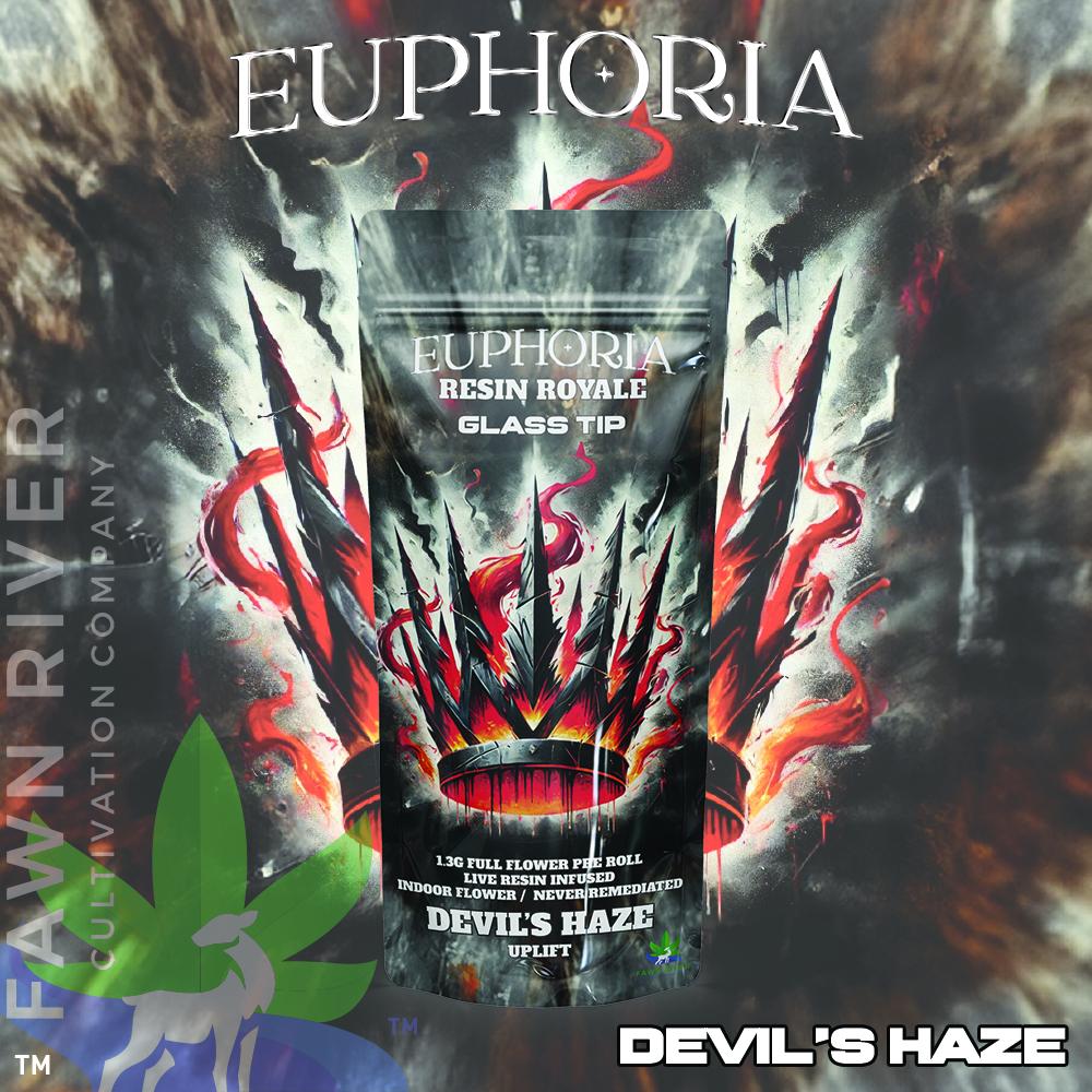 Photograph of product: Euphoria - 1.3g Live Resin Infused Preroll - Devils Haze