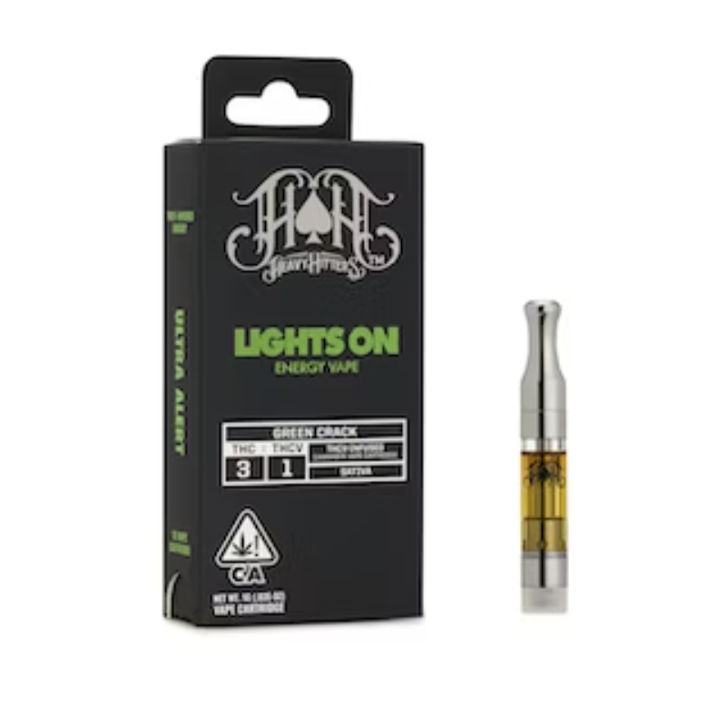 Photograph of product: GREEN CRACK TH-ouiV 1G - HEAVY HITTERS