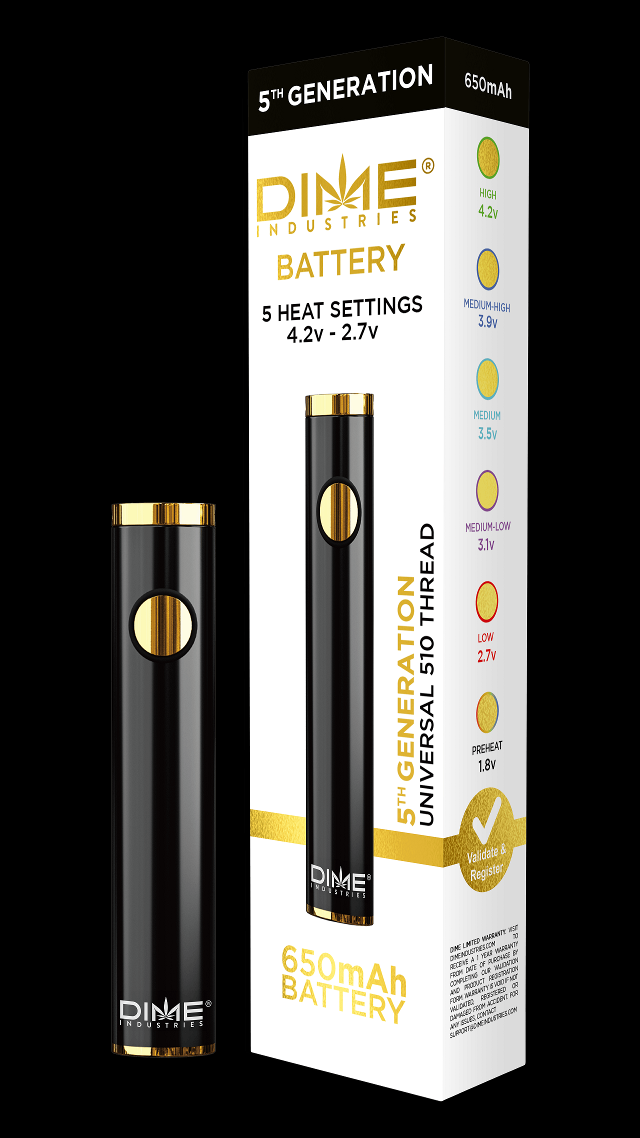 Photograph of product: BLACK BATTERY