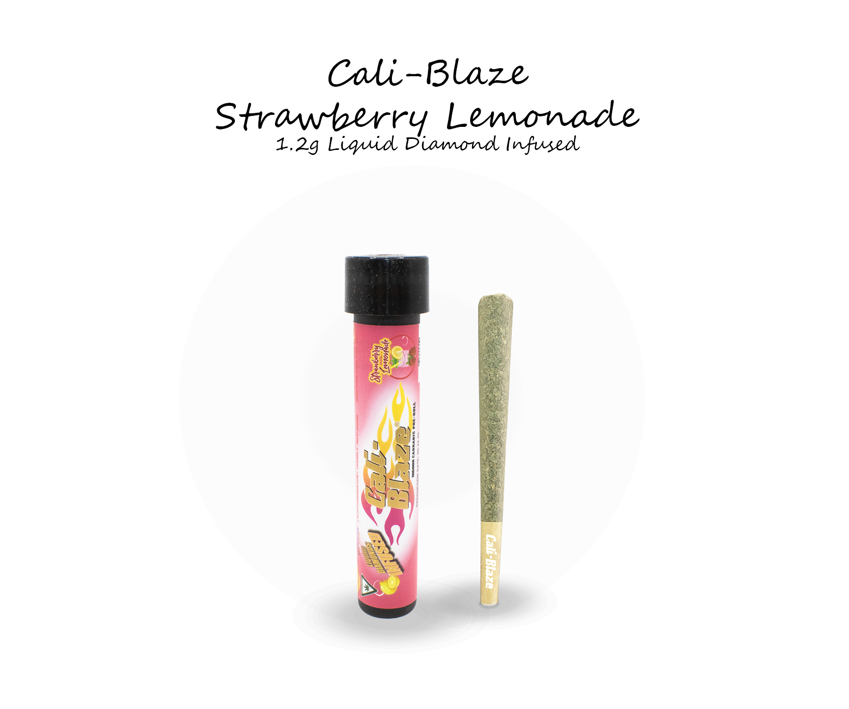 Photograph of product: Cali-Blaze | Strawberry Lemonade | 1.2g Infused