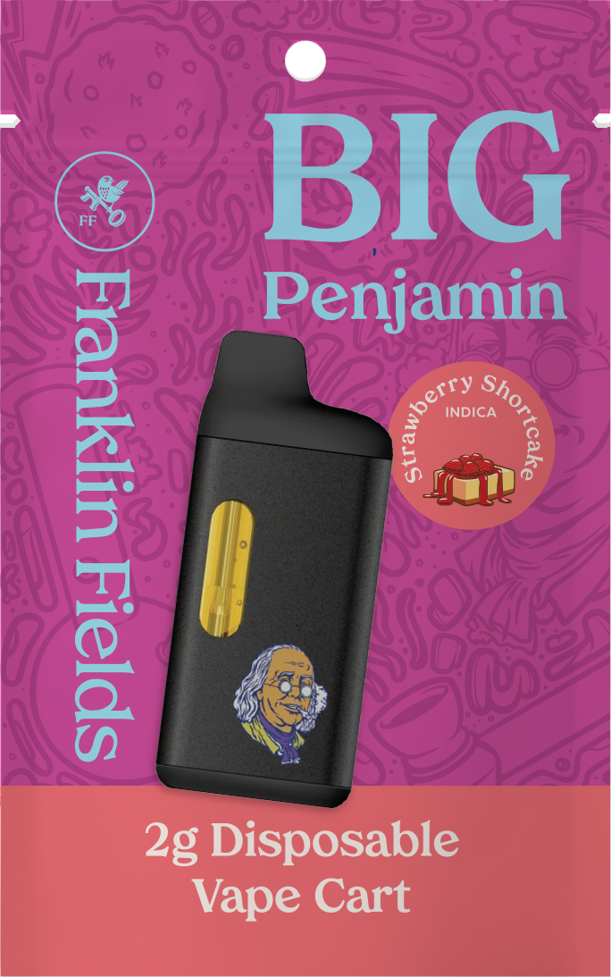 Photograph of product: Franklin Fields Disposable Oui'd 2G Strawberry Shortcake