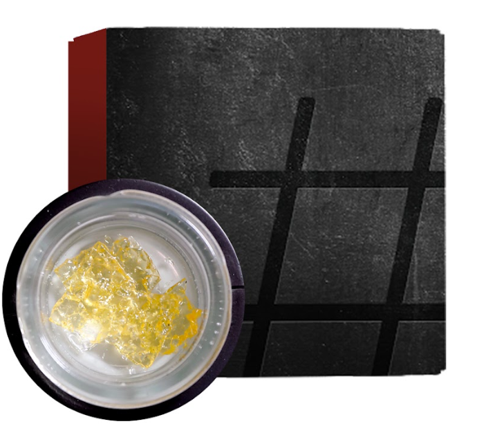 Photograph of product: #au chocolat |  1g Shatter- Pull'n'Snap | Larry Burger