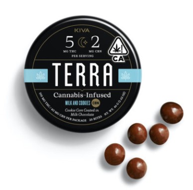 Photograph of product: Chocolate Bites | KIVA | Milk and Cookies [5:2 TH-oui/CBN] [20pk]