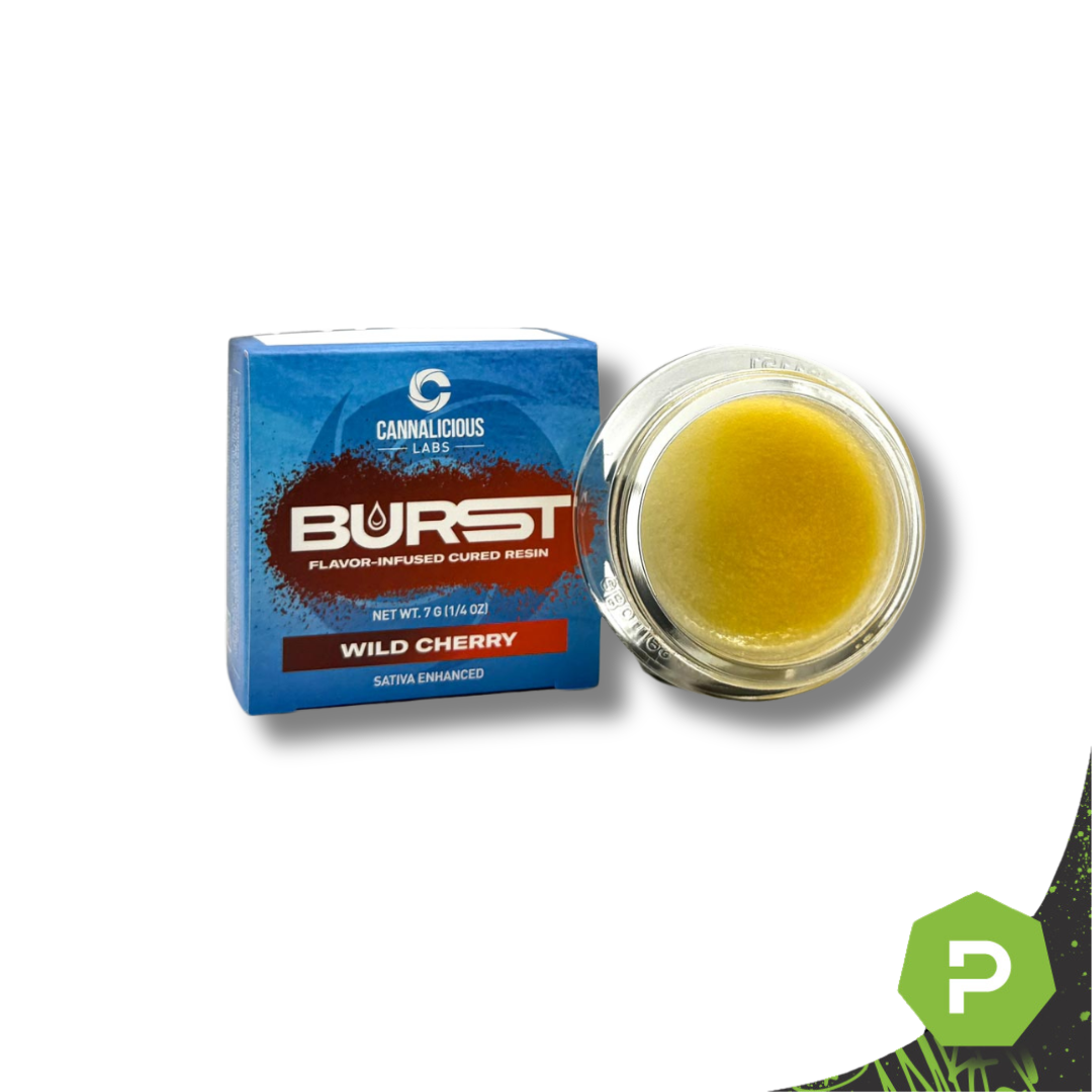 Photograph of product: Cannalicious | 7g Flavor Infused Cured Resin | Wild Cherry