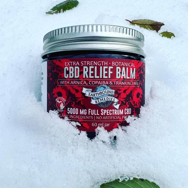 Photograph of product: 6000mg CBD Full Spectrum Relief Balm 2oz By Earthbound Remedies