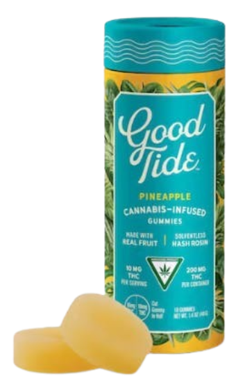 Photograph of product: 200mg Pineapple Gummies - Good Tide