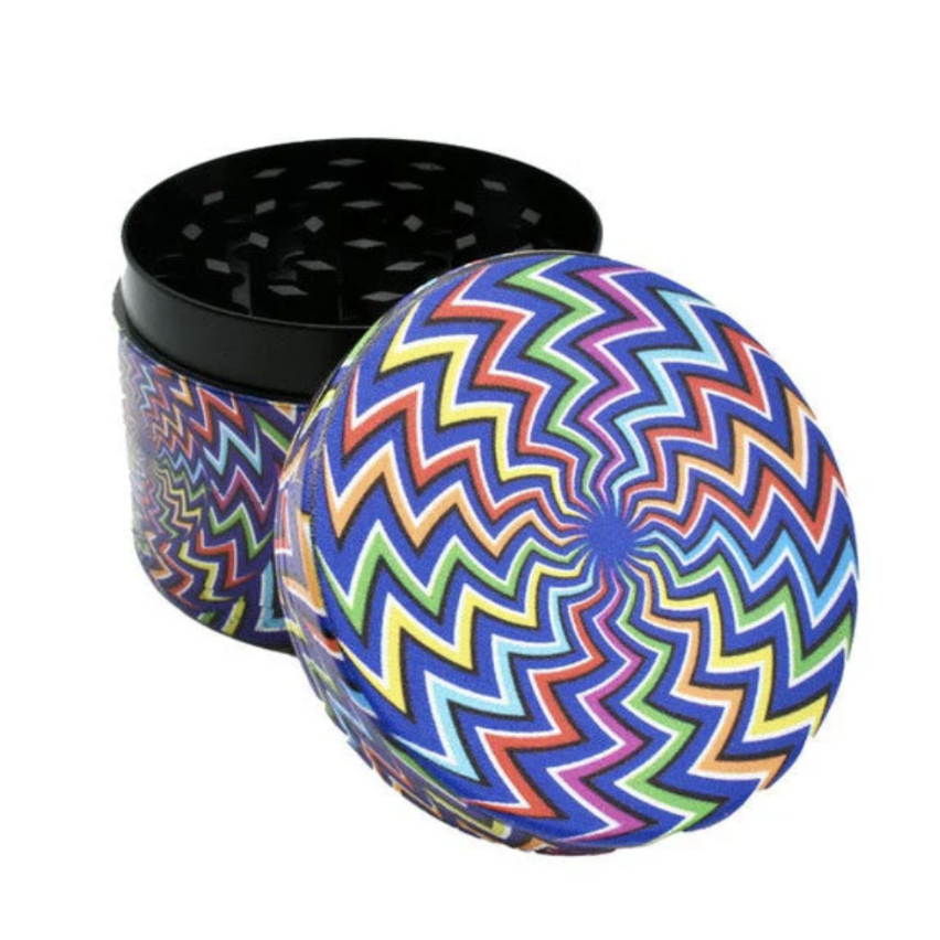 Photograph of product: Retro Rainbow 55mm 4 Part Grinder
