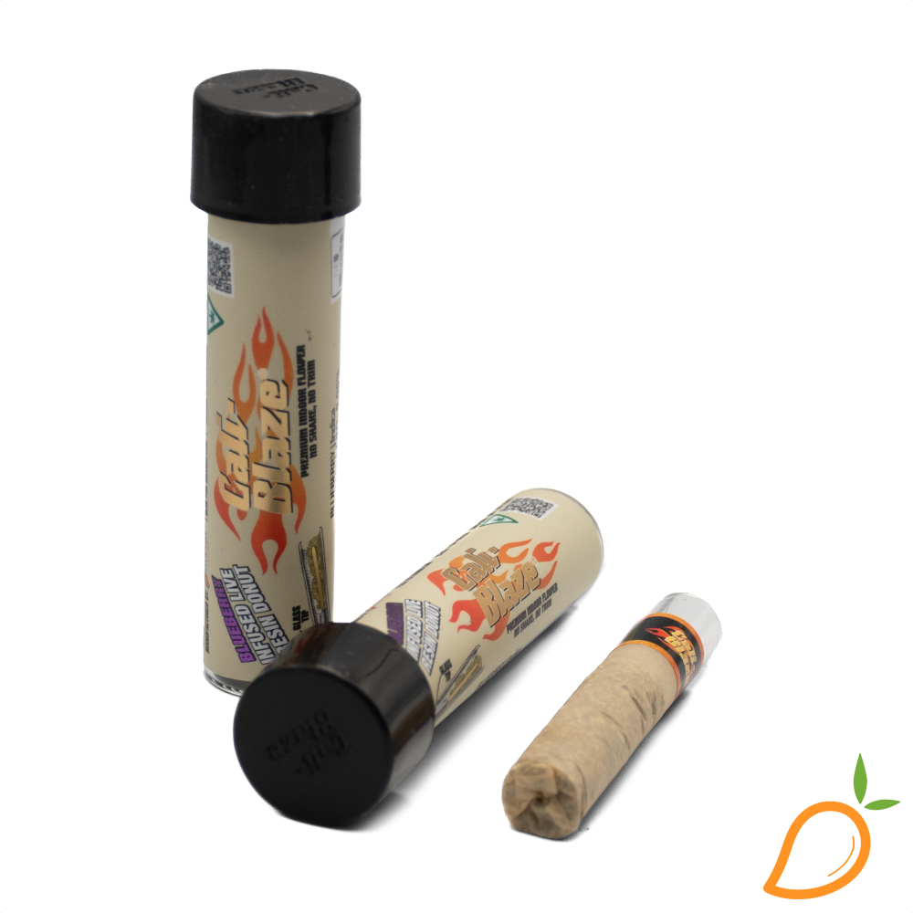 Photograph of product: 1.2g Raspberry Donut Preroll Cali Blaze
