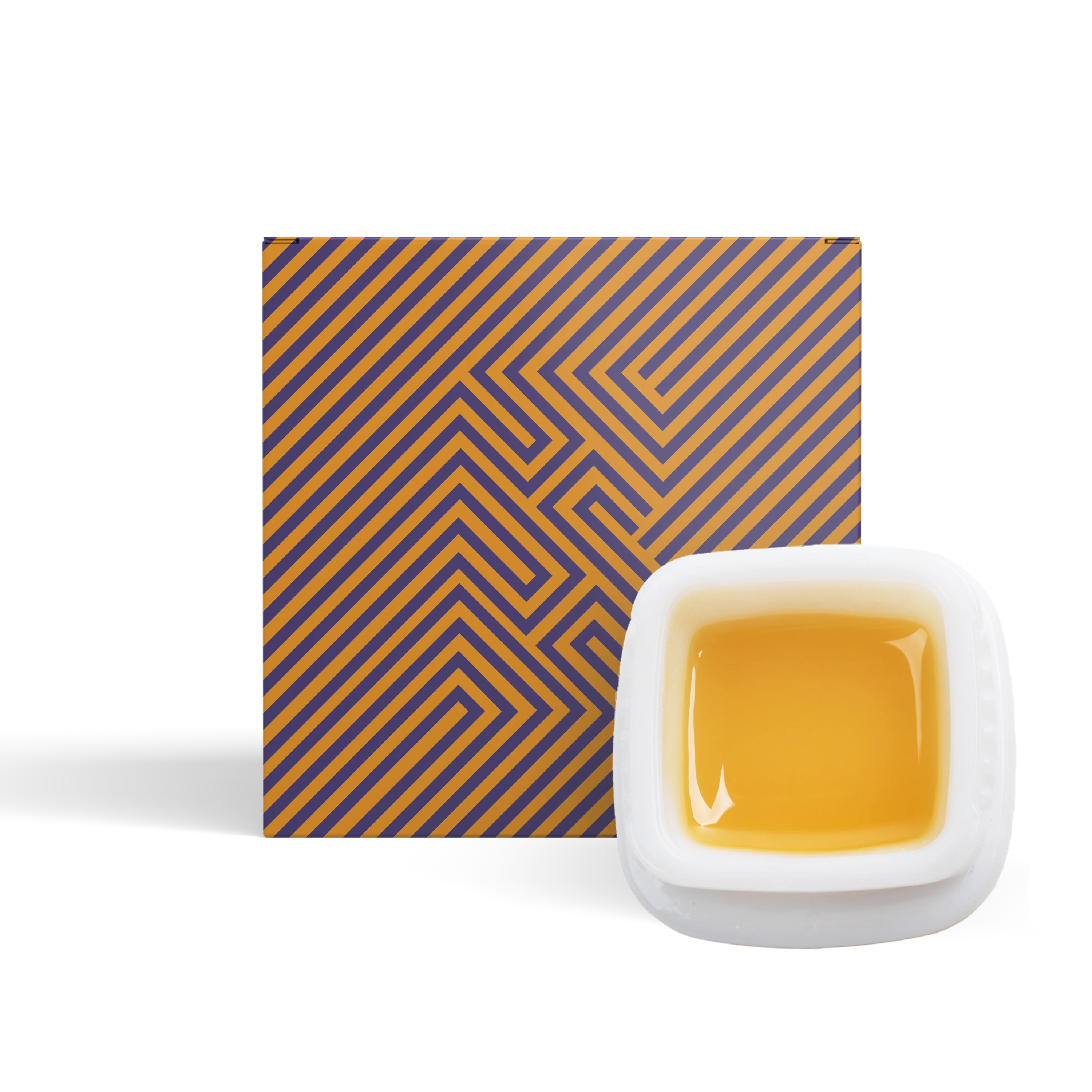Photograph of product: Blotter Clementine Cured Resin Sap 1g