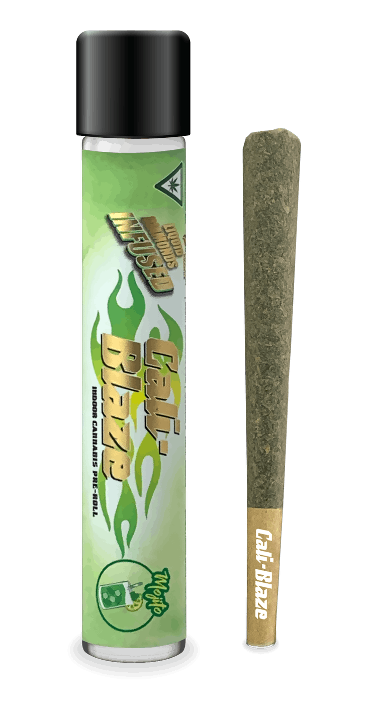 Photograph of product: Cali Blaze | Mojito | 1.2g | Infused Pre-Roll