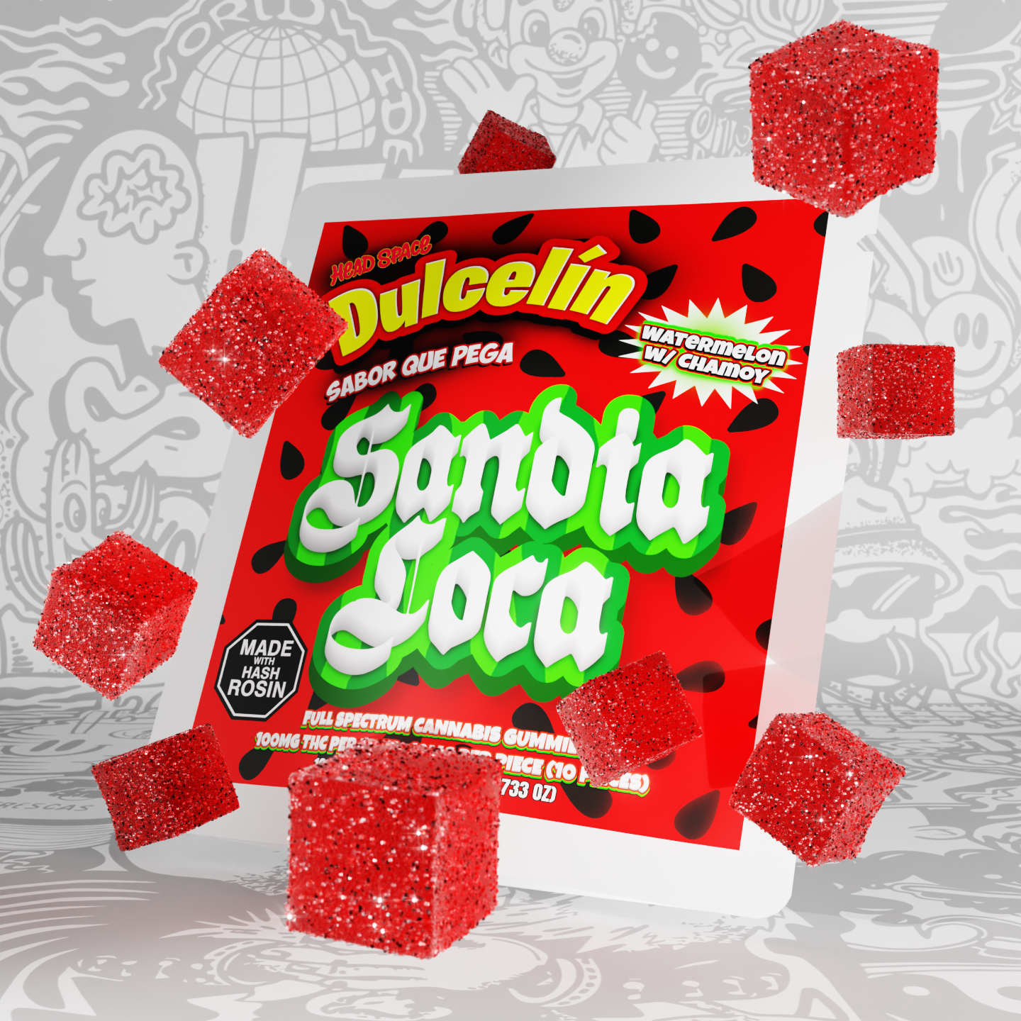Photograph of product: Dulcelin - Sandia Loca