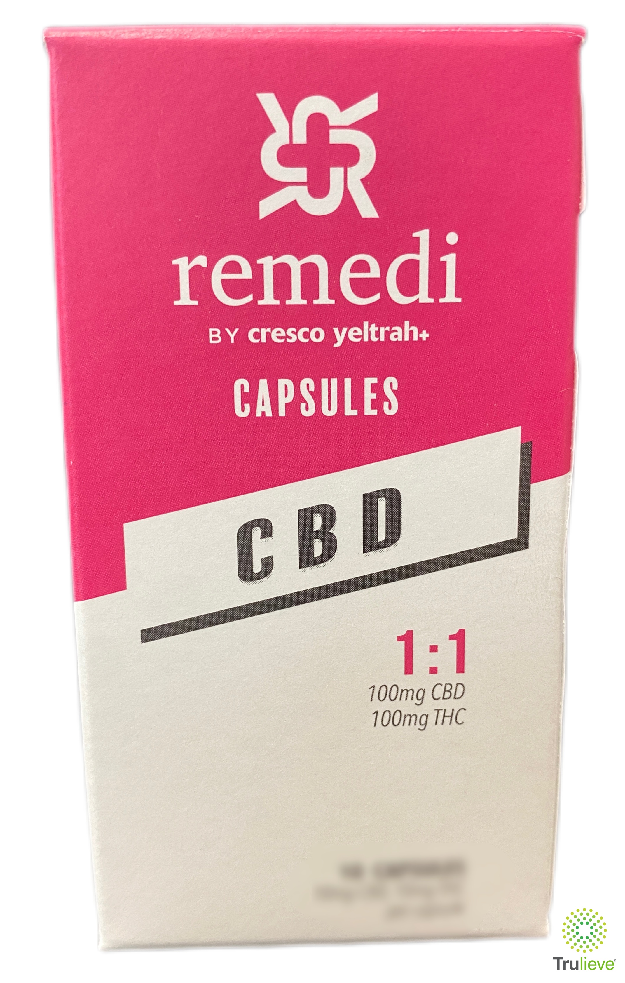 Photograph of product: CBD 1:1 Capsules | 10mg | 20-pack