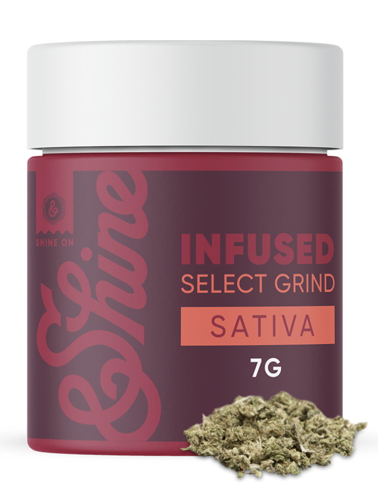 Photograph of product: &Shine Infused Select Grind - Venom OG - 7g