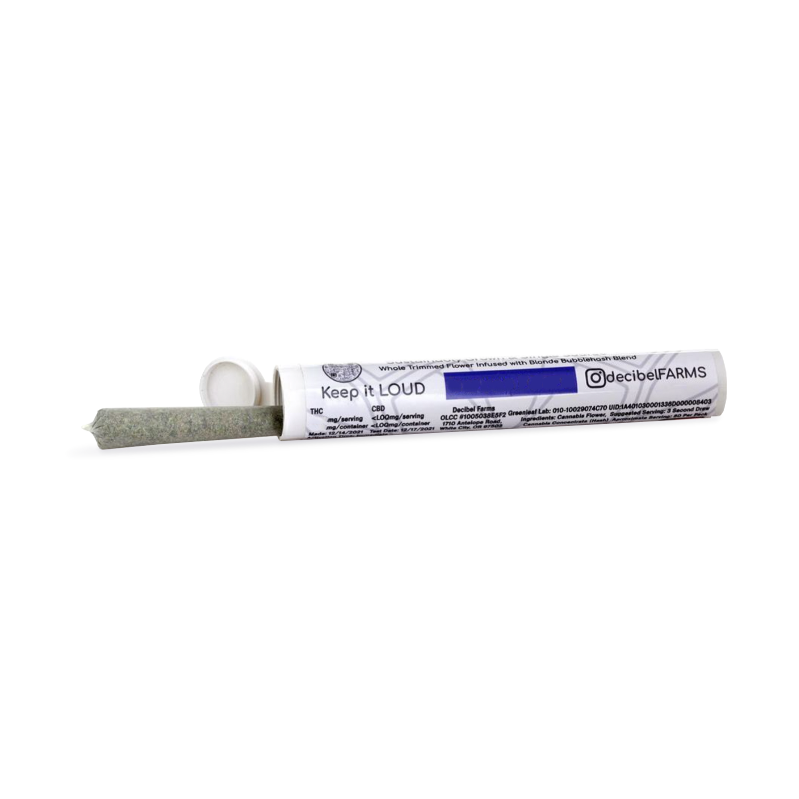 Photograph of product: Banana Poison #7 Bassline Infused Pre-Roll | 1g