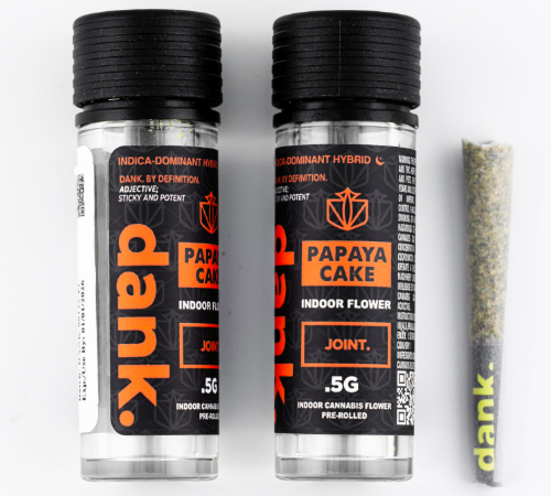 Photograph of product: Dank | Papaya Cake | Oui'd Hybrid | Pre Roll | 0.5g