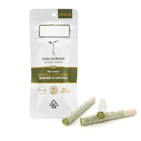 Photograph of product: Sour Passionberry RLR™ Crushed Diamonds Infused (3) Joints - 