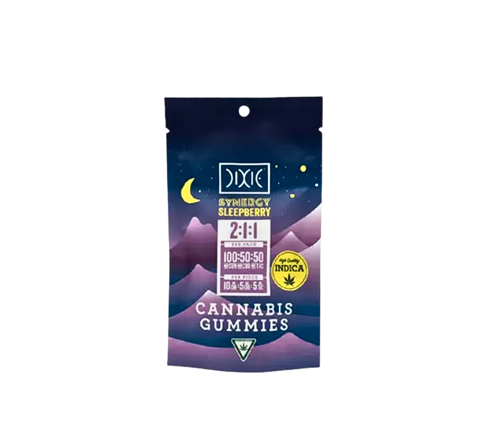 Photograph of product: DIXIE | SLEEPBERRY | 2:1:1 | GUMMIES | 100MG | REC