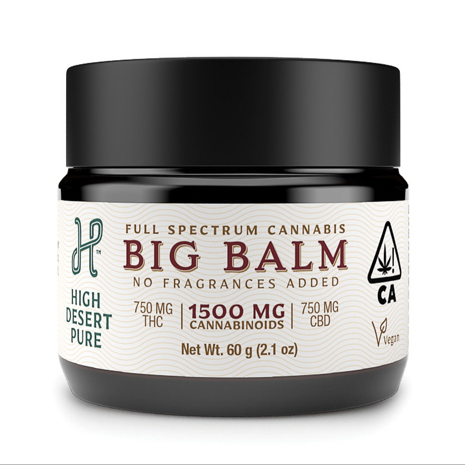 Photograph of product: High Desert Pure Full Spectrum Balm BIG No Fragrance 2.1oz