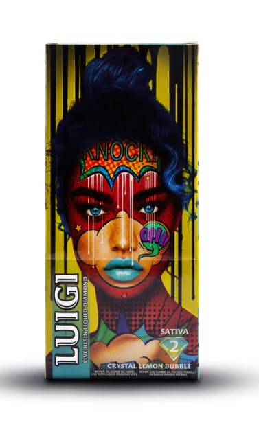 Photograph of product: 1G Disposable Live Resin Liquid Diamonds Crystal Lemon Bubble + 0.5G Infused Pre-roll - Crystal Lemon Bubble