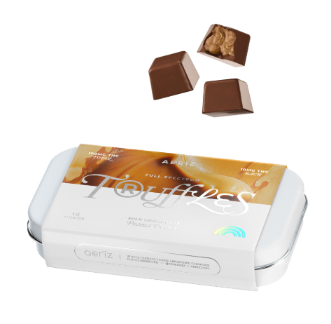 Photograph of product: Milk Chocolate Peanut Butter | Truffles | 10pk | 100mg