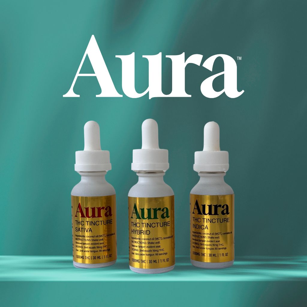 Photograph of product: Oui'd 1000mg 30ml Tincture - Aura