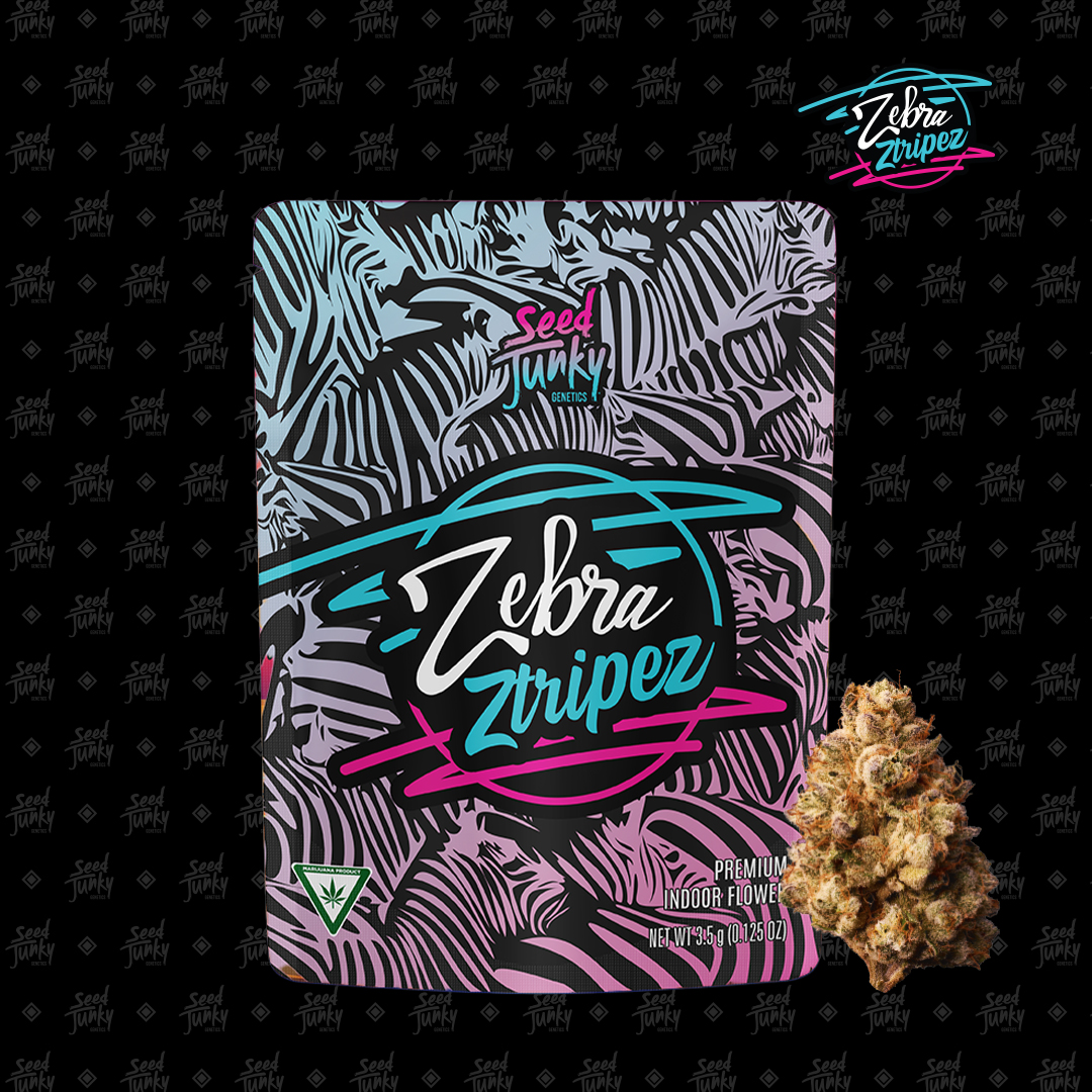 Photograph of product: Seed Junky Zebra Ztripez Pre-Packed - 3.5g