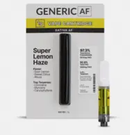 Photograph of product: GENERIC AF | VAPE CARTRIDGE | SUPER LEMON HAZE