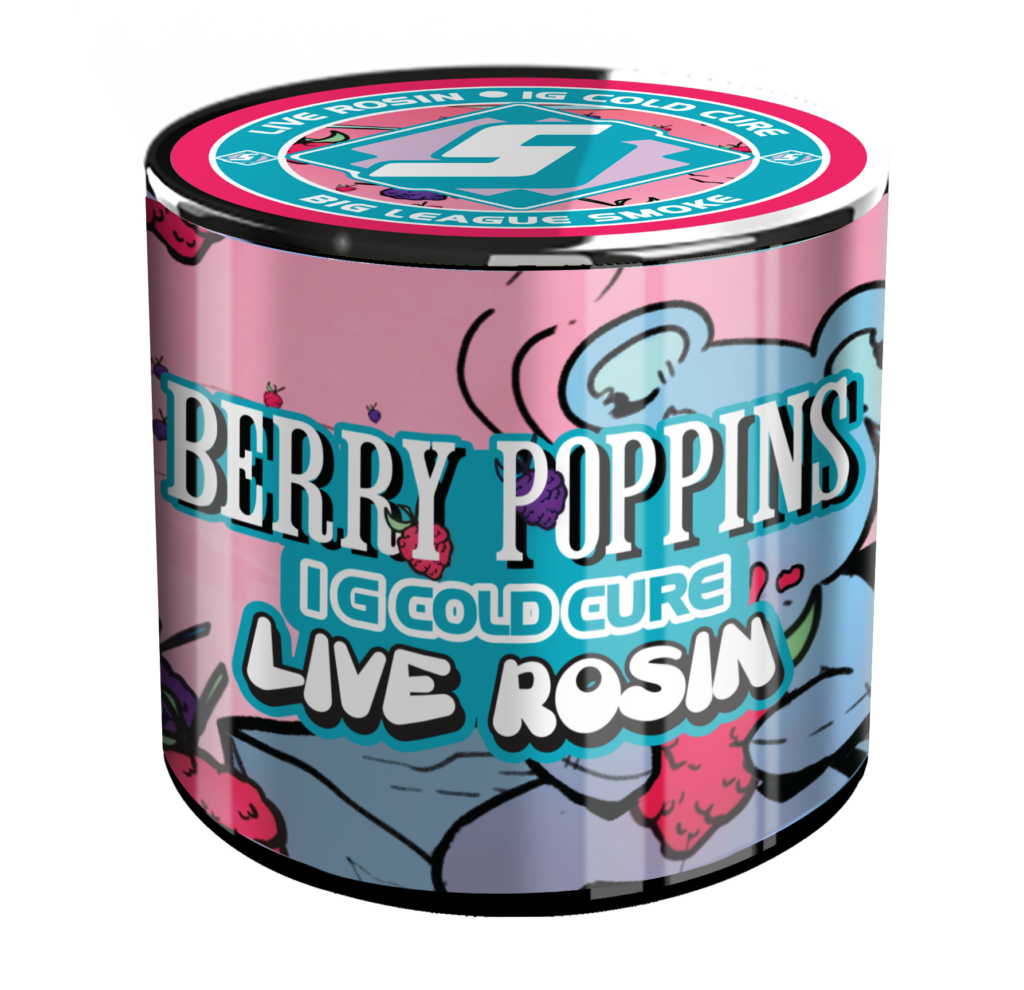 Photograph of product: 1G - LIVE ROSIN - BERRY POPPINS