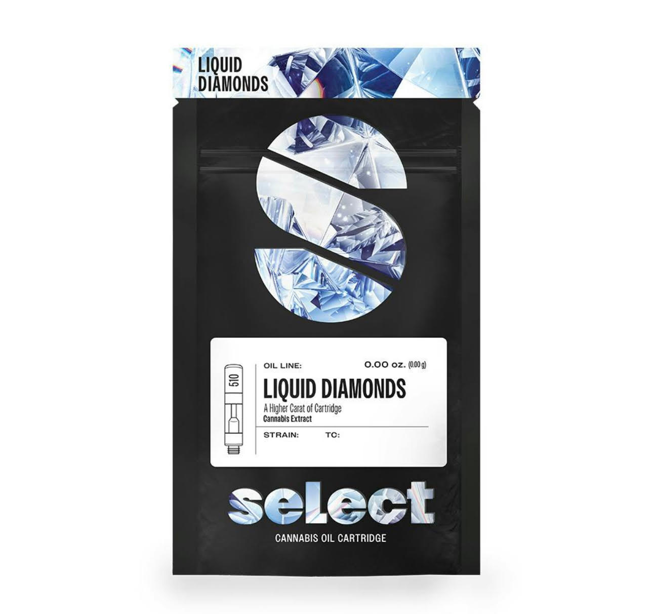Photograph of product: Mountain Diesel Terpologist Hybrid Liquid Diamonds Cartridge | .5g | Select