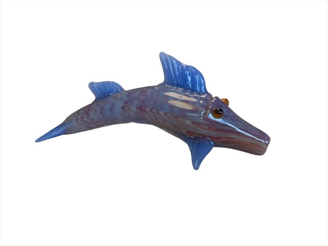 Photograph of product: Fish Hand Pipe - All Glass - 
